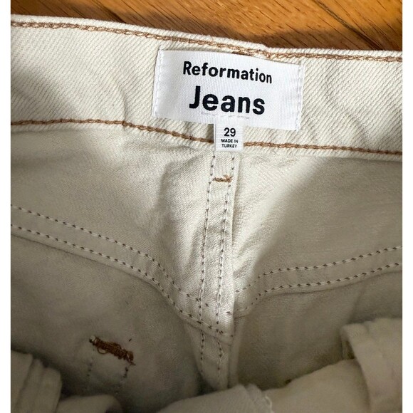 Reformation Cynthia High Rise Straight Jeans 29 - Picture 4 of 10